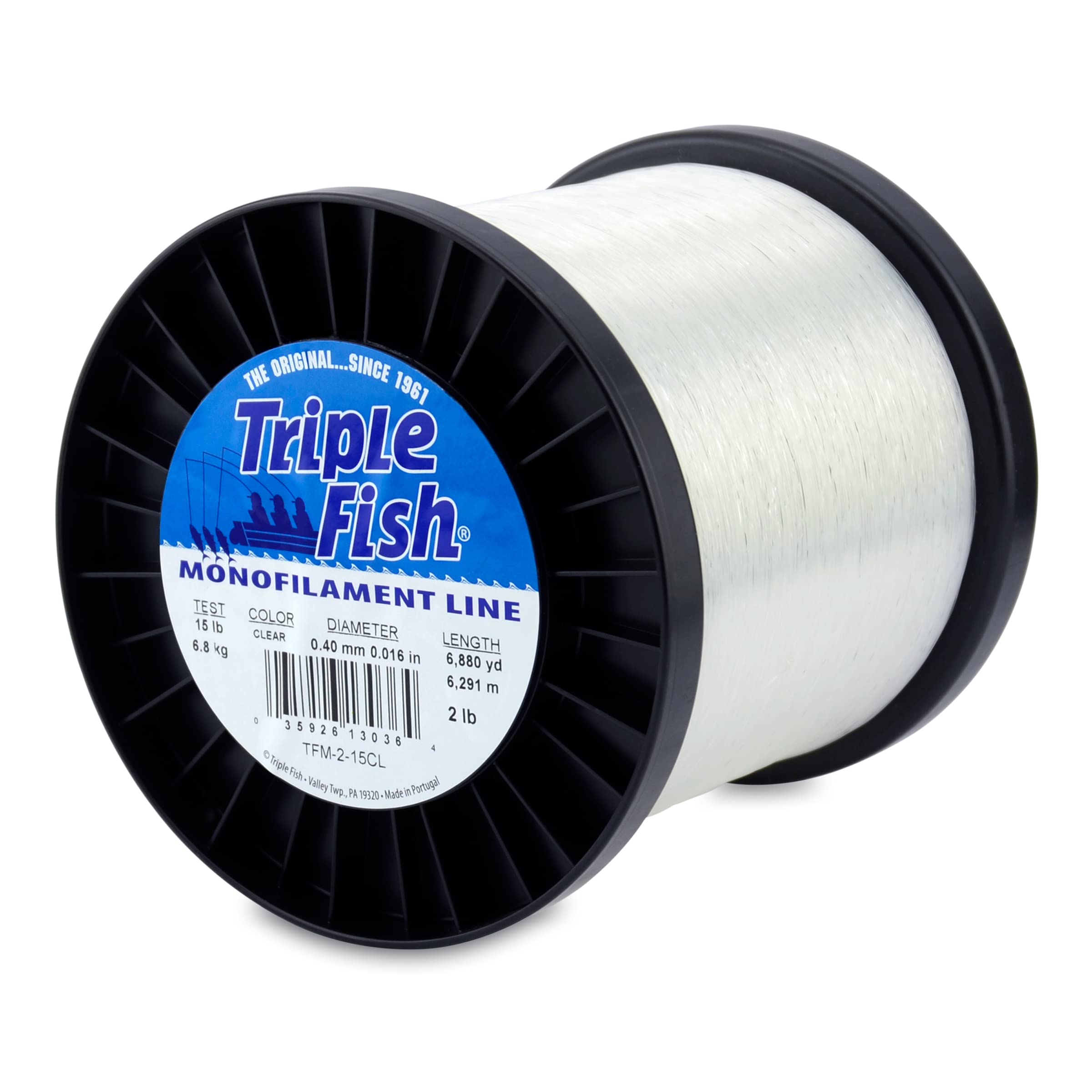 Triple Fish Mono Line, 15-Pound (6.8 Kg) Test, .016 in (0.40 Mm
